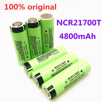 1-10vnt originalus 21700 NCR21700T ličio įkraunama baterija 4800mAh), 3,7 V 40A didelio biudžeto įvykdymo patvirtinimo baterija didelės drenažo Li-ion baterija