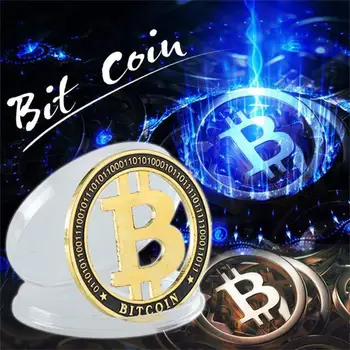 1 Gabalas Auksą, Padengtą Bitcoin Progines Monetas, Monetų Kolekciją Virtuali Valiuta