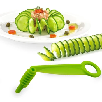 1 multi-funkcija virtuvės peilis spiralės virtuvinis peilis bulvių salotos morkos agurkai agurkai spiralės varžtas virtuvės įrankis