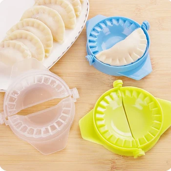 1 Vnt. Plastikinių Kukulis Formų Kinų Maisto Jiaozi Maker Paspauskite Tešlos Kukulis Pyragas Ravioliai (koldūnai) Ranka Pelėsių Virtuvės Kūrybos DIY Įrankiai