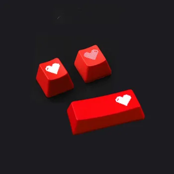 1 vnt raudona meilės ABS keycap už MX jungikliai mechaninė klaviatūra asmenybės Įveskite OEM profilis apšvietimu R1-R4 pasirinkimas