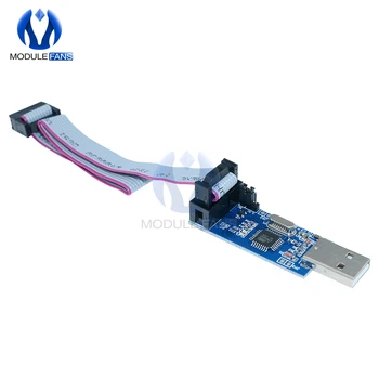 10 Pin Konvertuoti į Standartinės 6 Pin Adapteris Valdybos + USBASP USBISP AVR Programuotojas USB 