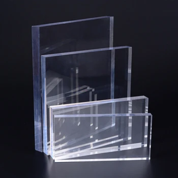 100*200 mm organinio Stiklo Skaidraus skaidraus akrilo Lenta Plastiko, Organinio Stiklo Lapas polimetilmetakrilatą 1mm 3mm, Storis 8mm