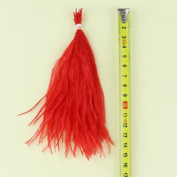 100vnt plaukų nekilnojamojo Stručio Plunksnų Kutas suknelė siuvimo apdailos stručių kamuolio Papuošalai priėmimo priedai plunksnų amatų