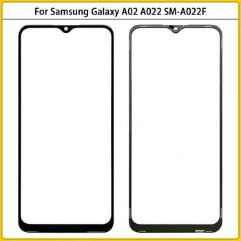 10VNT Samsung Galaxy A02 A022 SM-A022F LCD Ekranas Jutiklinis Ekranas, Priekinis Stiklas, Panelė A02S A025 Išorinio Stiklo Lęšio Pakeitimo