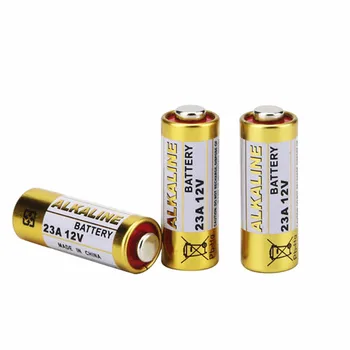 10vnt Šarminės baterijos 12V 23A baterija 27A 12V 23A 12 V 21/23 A23 E23A MN21 RC kontrolės nuotolinio valdymo pultelio baterijos RC Dalis