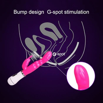 12 Greičio G Spot Stiprus Triušių Vibratorius Klitorio Stimuliatorius Dvigubai G-spot Massager Sekso Žaislai moterims Masturbator Sekso Parduotuvė