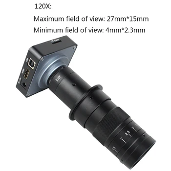 120X 180X 300X Pramonės Skaitmeninio Mikroskopo Vaizdo Kamera, HDMI, USB Išėjimas didinamasis stiklas, Skirtas PCB Juvelyrikos Taisymas, Telefonų Remonto Komplektas