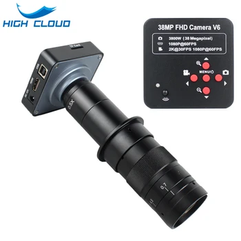 120X 180X 300X Pramonės Skaitmeninio Mikroskopo Vaizdo Kamera, HDMI, USB Išėjimas didinamasis stiklas, Skirtas PCB Juvelyrikos Taisymas, Telefonų Remonto Komplektas