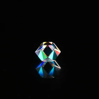 15-18mm Nereguliarus Spalvinga Optinis Logstrup Fotografijos Hexahedral Prizmę Namų Puošybai Prizmių Stiklas,spalva Vaikų Dovanų