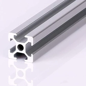 16 Vienetų 20x20 T Lizdas 6mm CNC Europos Standarto Geležinkelio Aliuminio Ekstruzijos Profilis, skirtas 