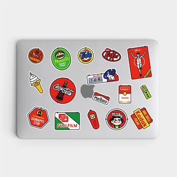 16pcs/1lot Japonijos ženklas, logotipas Etiketės Pakuotėje Ant Laptopo Šaldytuvas Telefono Riedlentė Kelionės Lagaminą Lipdukas