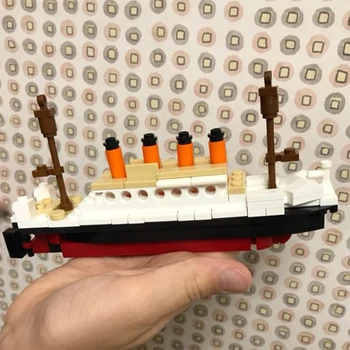 194pcs Mini Blokai Kruizinio Laivo 