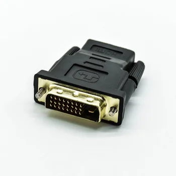 1pc DVI į HDMI Adapteris Kabelio 24k paauksuoti Kištuko HDMI Į DVI 24+1 Pin 1080P Video Konverteris, Laidas PC HDTV Projektorius
