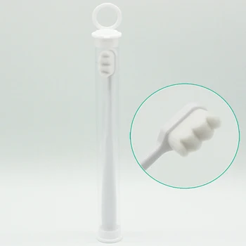 1PC Ultra-fine Soft dantų Šepetėlis Mln. Nano Šerių Kelionės Nešiojamų Suaugusiųjų Namuose Dantys Giliai Valyti Dantų Burnos Priežiūros Šepetys