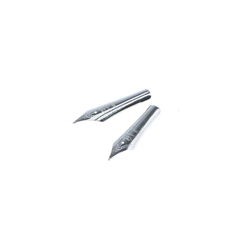 1pc750 159 0,5 mm Standartiniai Metaliniai Sidabro Fontanas Pen Pakeitimo Plunksnų Už Jinhao
