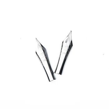 1pc750 159 0,5 mm Standartiniai Metaliniai Sidabro Fontanas Pen Pakeitimo Plunksnų Už Jinhao