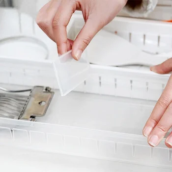 1pcs Namų Dienos Poreikius Virtuvės Stalčių tipo talpinimo Plastiko Kosmetikos Neapribotos Dydžio Daugiafunkcinis Saugojimo Dėžutė