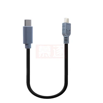 1pcs USB Typ C 3,1 Männlich Zu Micro USB 5 Pin B Stecker Konverter OTG Adapterio Blei Daten-kabel für Mobilus Macbook 25cm / 1 m 3f