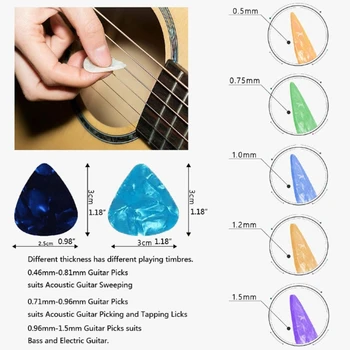 2 Vnt Universali Gitara Kirtikliai Epoksidinės Dervos Formų Gitara Plectrums Silikono Forma 