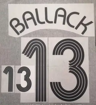 2006 m. Ballack Podolski Nameset Pritaikyti bet kokį vardą skaičius Spausdinimo Futbolo Pleistras
