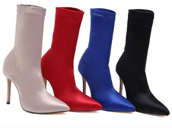 2018 m. Europos ir Jungtinių amerikos valstijų užsienio prekybos naujas elastinės kojinės, batai, aukštakulnį satino nurodė moterų batai