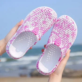2020 Moterų Atsitiktinis Batų Kvėpuojantis Paplūdimio Sandalai Valentino Šlepetės Vasarą Užsivilkti Moterų Fifo Batų Namų Unisex Bateliai