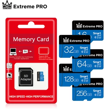 2020 Naujas atvykti Atminties Kortelę, SD kortelė 32GB 64GB Class 10 Tarjeta Micro SD 16GB Microsd Cartao Memoria de 128GB mini TF Kortelė
