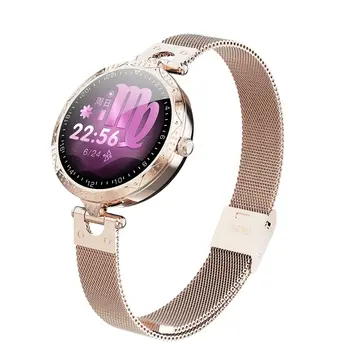 2021 AK22 Moterų Smart Žiūrėti Visą Touch Apvalus Ekranas Ponios Širdies ritmo Monitoringo Smartwatch Vandeniui Prabanga Sporto Apyrankė