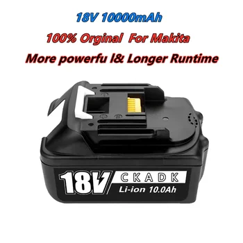 2021 BL1860 Įkrovimo Baterija (akumuliatorius 18V 10000mAh Ličio jonų už Makita 18v 10.ah Baterijos BL1840 BL1850 BL1830 BL1860B LXT+mokestis