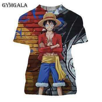 2021 naujas gabalas grafinis T-shirt vyrai anime Harajuku viršūnės vasarą vyriški T-shirt 3D mados berniukas, drabužiai Plius dydis streetwear