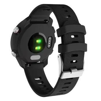 20mm Silikono Watchband Dirželis Garmin Vivoactive 3/Pirmtakas 645/245/245 M Apyrankės Apyrankės Galaxy Žiūrėti Aktyvios 2/42mm