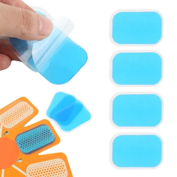 20Pcs Gel Pads Stickers Fitness Full Body Massager Silicone Hydrogel Mat Replacement For Smart Abdomen Muscle Training Drop Ship