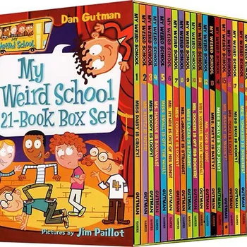 21 knygas Mano keista mokyklos sezonas viena Įdomi Istorija, Vaikų Nuotrauka anglų kalba, Knygos Vaikams, kurie mokosi Žaislai