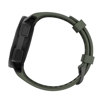22mm Minkšto Silikono Watchband Dirželis Garmin Instinktas watchband sporto diržo keitimas apyrankės apyrankės greitai priedai