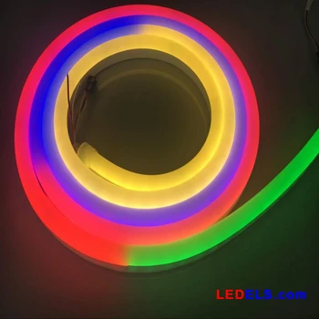 24V/12V Silikono IP68 digital pixel šviesos juostelės naudojamos dmx led neon neon flex led RGB juostos 60leds/M