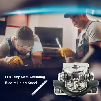2VNT Automobilio Kapoto LED Lempos, Darbas Šviesos Juosta priekinis žibintas Mount Skliaustuose Metalo Montavimo Atramos Laikiklio Stovas Žibintų Laikiklis Varžtas