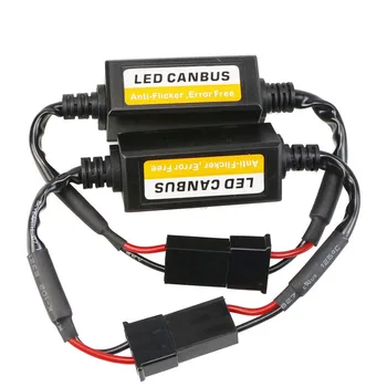 2vnt H7 LED Žibintų Dekoderis Adapteris Canbus Vandeniui Anti-Mirgėjimo Panaudoti Lemputes Rezistorius Dekoderis Įspėjimo Klaida Canceller