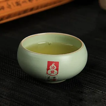 2vnt/komplektas Ru Krosnies Arbatos Puodelio Kung Fu patys puodeliai Teaware Kinų Stiliaus Drinkware Azure Puodelis Virtuvės Kungfu Įrankis