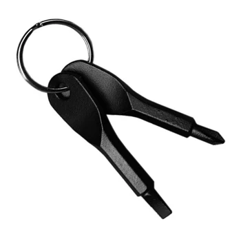 2vnt Multi Pocket Remonto Įrankiai, Raktas Formos Phillips Juostinėmis Atsuktuvas Keychain Nešiojamų Lauko Daugiafunkcinis EDC Įrankiai