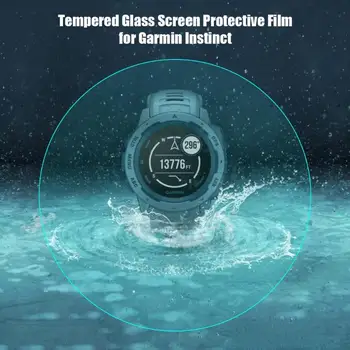 2vnt Ultra Plonas Grūdintas Stiklas Screen Protector, Garmin Instinktas Smart Žiūrėti Smart Priedai