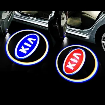 2X LED Logo Projektorius Automobilio Duris Šviesos Reikmenys Hyundai MAZDA HONDA NISSAN 