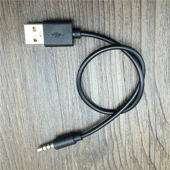 3.5 mm AUX Audio USB 2.0 Male Įkroviklio Kabelis, Adapteris Ausinių Laidą mp3 mėlynas dantis ausinių
