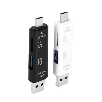 3 In 1 USB 3.1 Micro SD Kortelių Skaitytuvą, Adapteris, skirtas 