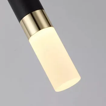 3 Tipų Pritemdomi Cilindras LED Sieniniai šviestuvai 10W 15W Ilgas Vamzdis Lempų Apdaila Laido priedai veltiniams, vilna Lempa Fono Šviesos AC90-260V