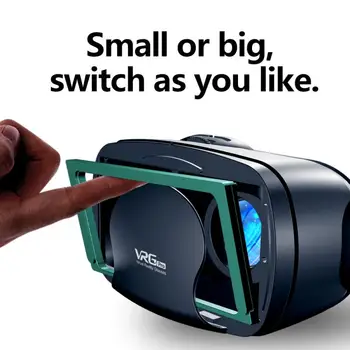 360° VR Ausines apsauginiai Akiniai, 3D Akiniai Virtualios Realybės Ausinės 
