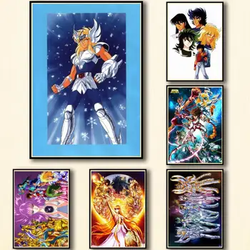39 Dizaino Anime Saint Seiya Whitepaper Plakato Meno Tapybos Juokinga Išgalvotas Siena Lipdukas Kavos Namai Bar 1