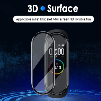 3D Screen Protector For Xiaomi Mi Juosta 5 Filmų Dirželis Mi Juosta 5 Smart Žiūrėti Miband Visiškai Minkštas Apsauginis Stiklas Xiaomi Miband Filmas 5