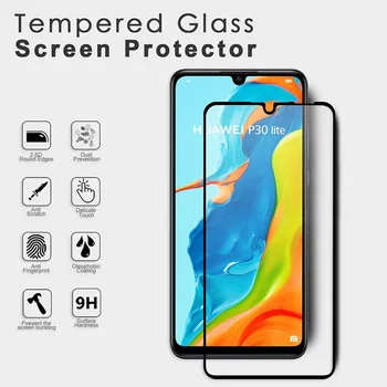 3PCS Grūdintas Stiklas Huawei P20 30 40 P10 Lite Pro Screen Protector Filmas 