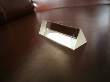 40*40*180mm Prizmę Trikampio Tikslumo K9 Optinio Stiklo Geodezijos Fizikos Mokslo Dėstymo Šviesos Spektro Logstrup